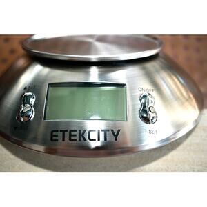Kitchen Scale by Elekcity 11lb. Max Capacity Alarm Timer Thermometer 9" Bowl